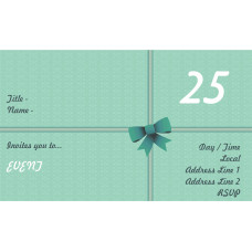 Annivervary Invitation Bow cards